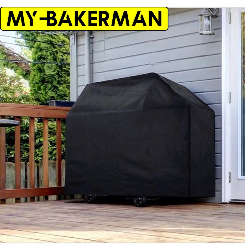 Kryt BBQ Vonkajší prach nepremokavý Weber Highlice Charbroil Grill Cover Dážď Ochranta vonkajšieho grilu kryt guľatý gril gril