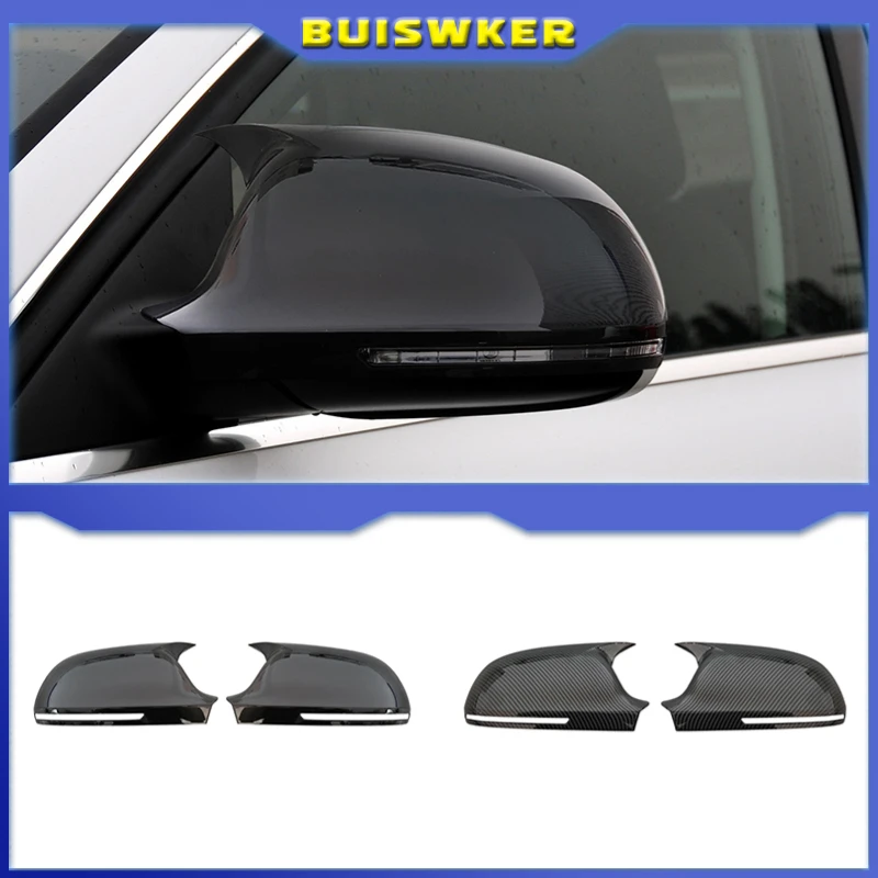 Kryt bočného krídlového zrkadla pre Audi A4 S4 A5 S5 B8 8T 2009-2012 2010 Pridajte na bočné zobrazenie krytu zrkadlového krytu