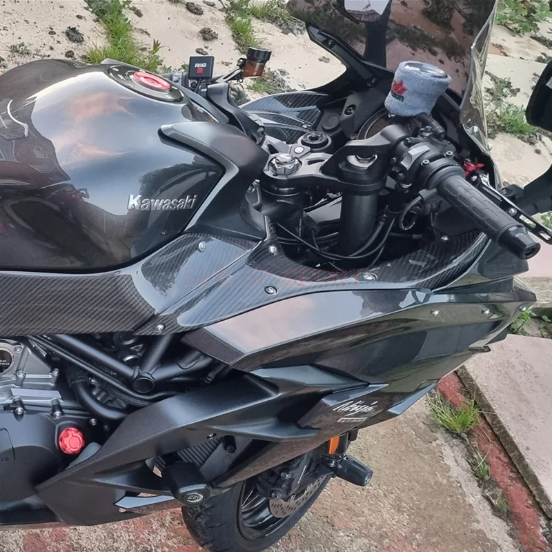 Kryt bočného panela vzduchu pre Kawasaki H2 SX 2016 -2021 Plné uhlíkové vlákno 100%