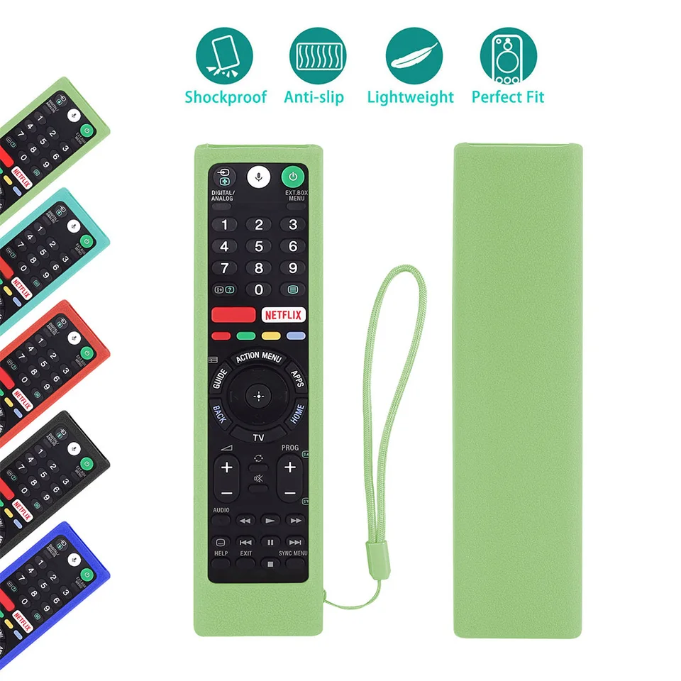 Kryt diaľkové ovládanie Silikón RMT-TX100 TX102 TX200A TX300E SOCKOPTURE NABOLA PRÍSLUŠENSTVO PRÍSLUŠENSTVO BREFICKÉHO ČIERNA