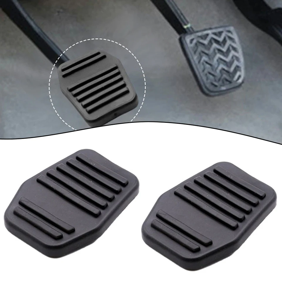Kryt gumy s gumovým krytom 2pcs automobilový brzdový pedál Pedál 6789917 94BB7A624AA pre Ford Focus MK1 MK6 MK7 pre Tourneo Connect 2002-2013