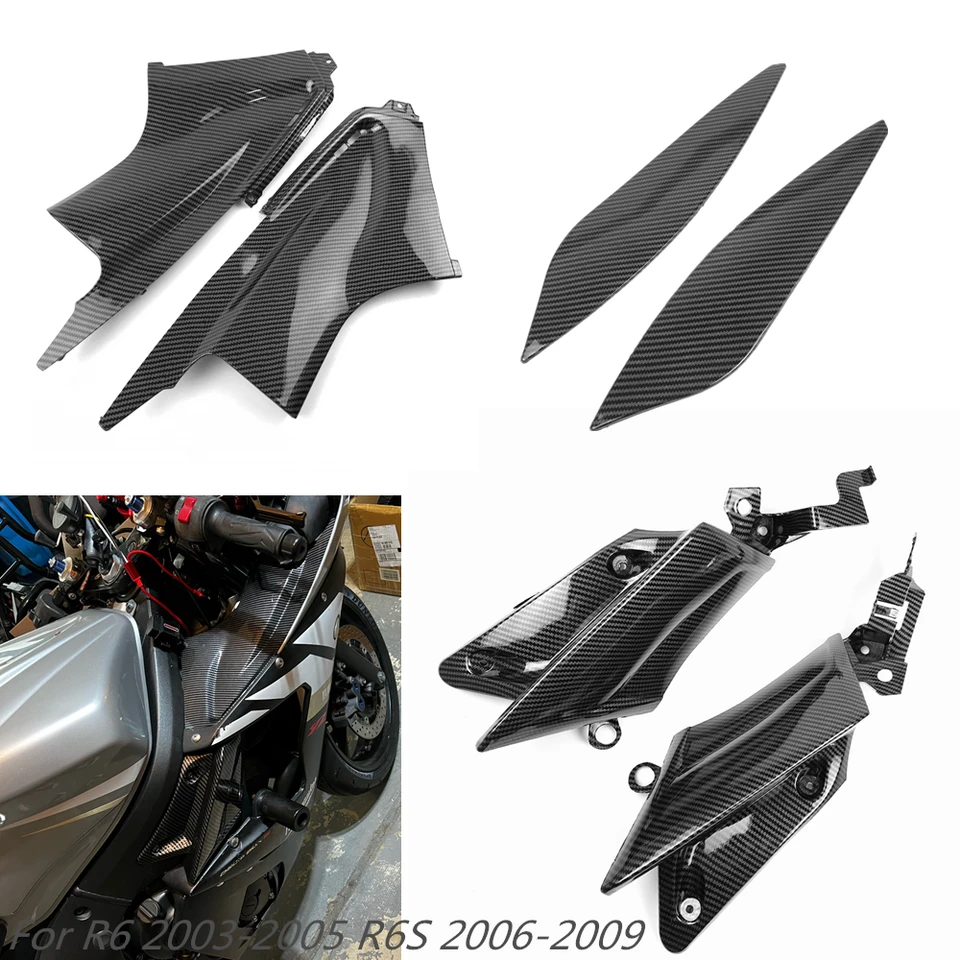 Kryt kapotáže na bočné panely pre kapotáž pre Yamaha R6 2003 2004 20005 R6S 2006 2007 2008 2009
