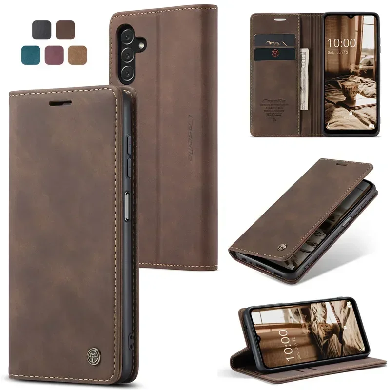 Kryt karty Flip Flip Stand Phonecase pre SamsungGalaxy A15 Poznámka 20ultra 10Plus A14 A24 A34 A54 A51 A41 A13 4G 5G Vysokokvalita vysokej kvality