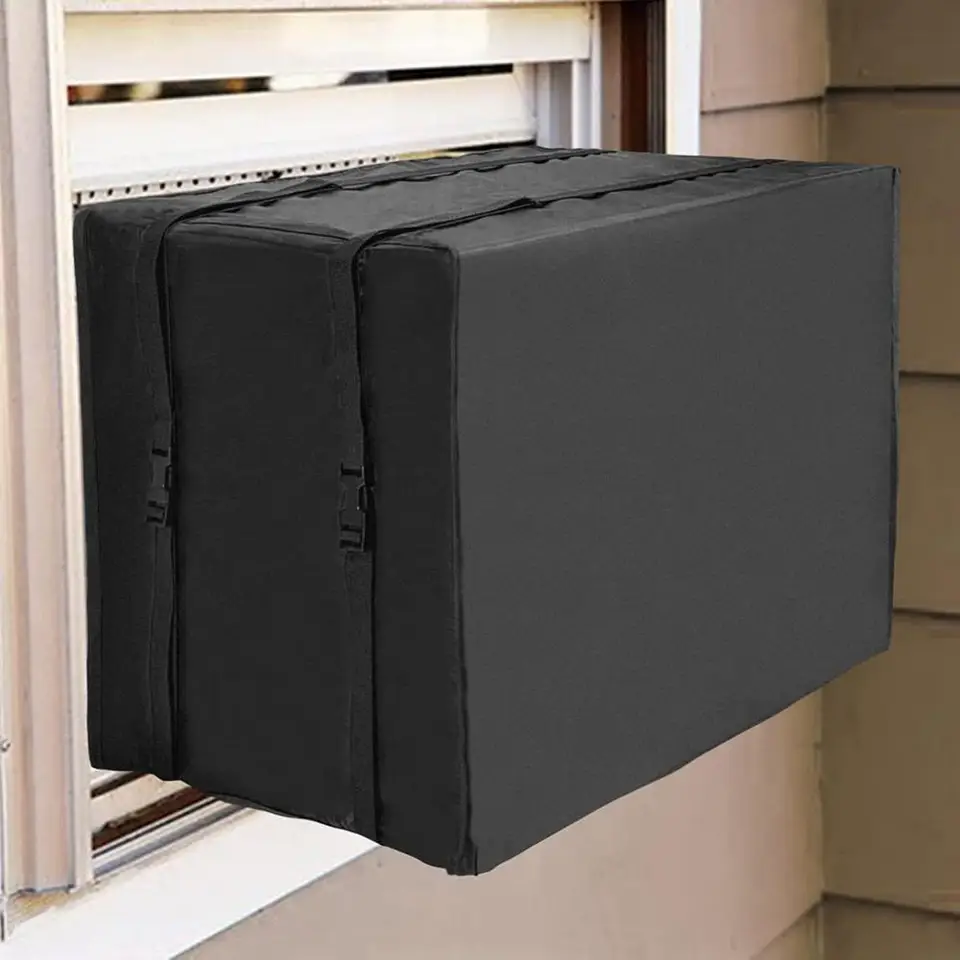 Kryt klimatizačnej klimatizácie Vodotesný prachom bez prachu s 3 vrstvami Izolácia Spodná držiak okna Klimatizačná puzdro