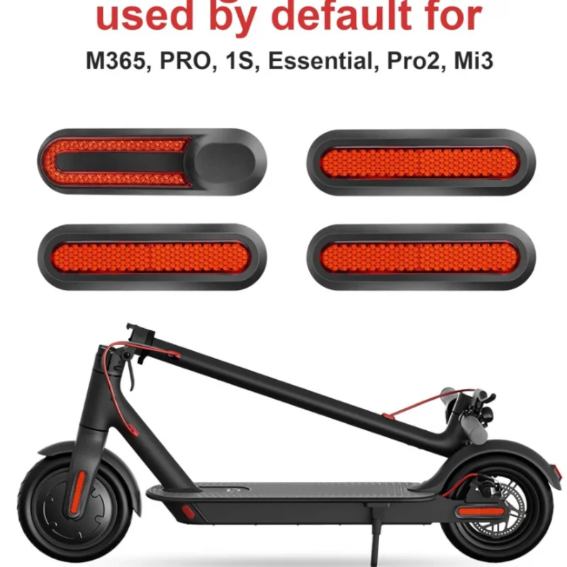 Kryt kolies Ochrana plášť pre Xiaomi 3 Electric Scooter M365 PRO 2 1S predná zadná bezpečnostná reflexná trubica nočná reflektorová reflektor
