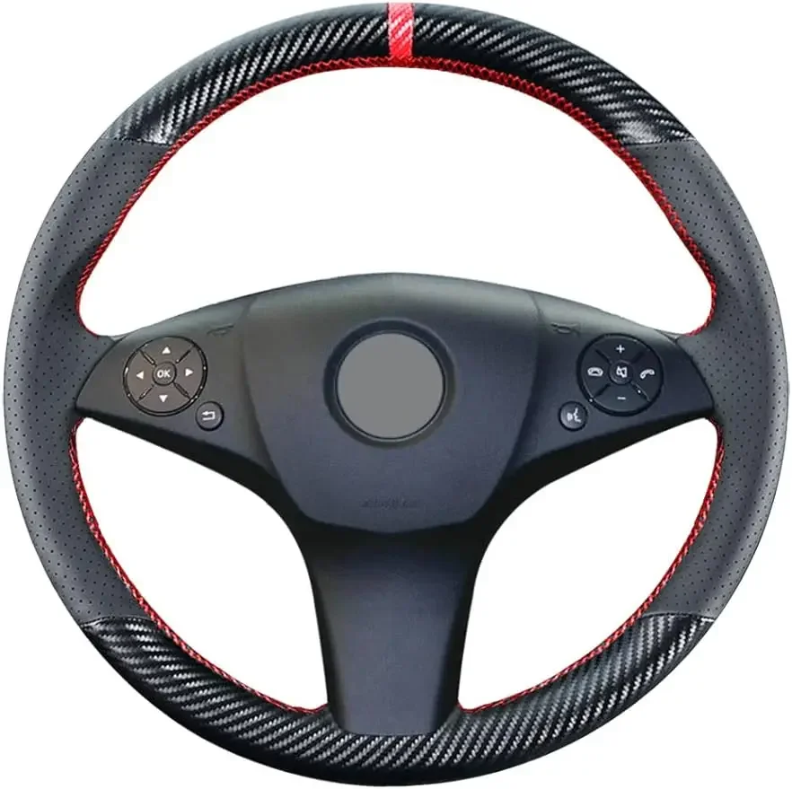 Kryt kože z uhlíkového vlákna na volant