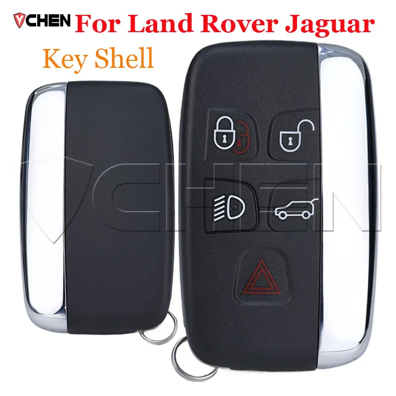 Kryt krytu krytu automobilu pre puzdro pre Land Rover LR4 pre Range Rover Sport Evoque pre Jaguar XJ XJL XF 5 Tlačidlá Auto Smart Key