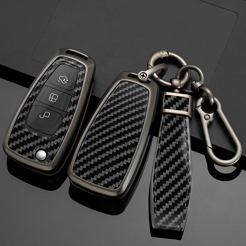 Kryt krytu kľúča s plášťom FOB Key Bag pre Ford Ranger C-Max S-Max Focus Galaxy Mondeo Transit Turneo Vlastné automatické príslušenstvo