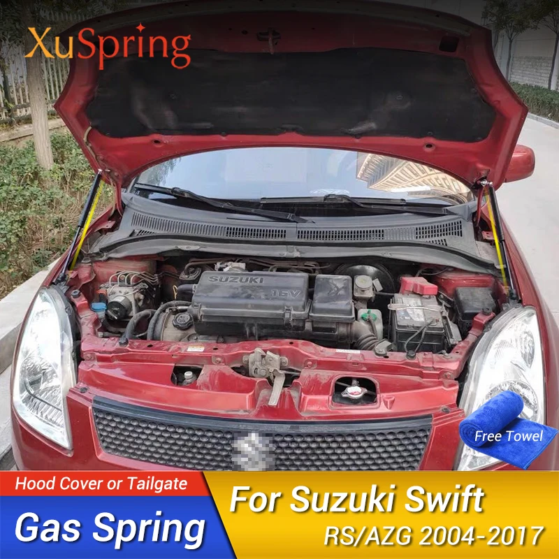Kryt krytu motora automobilu Spring Shot Strut Bars Hydraulická prút pre Suzuki Swift 2005-2013 2014 2015 2016 2016 2017