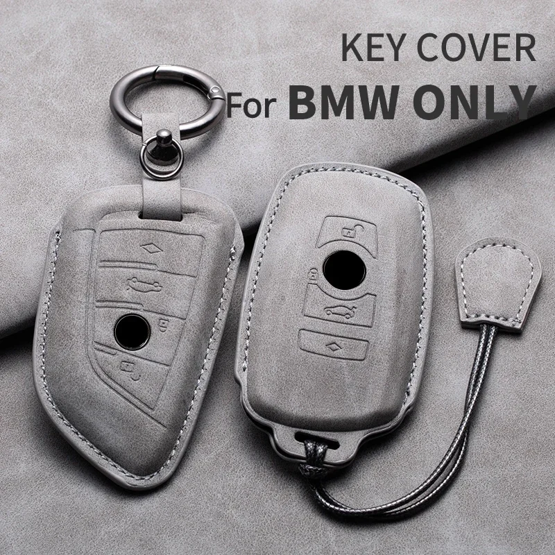 Kryt krytu vozidla pre kľúče pre kľúče pre BMW F10 F20 F30 F15 F16 F07 F01 F02 F25 F31 1 3 5 7 Séria x1 x3 x4 x5 x6 Kľúčenka z koženého automobilu