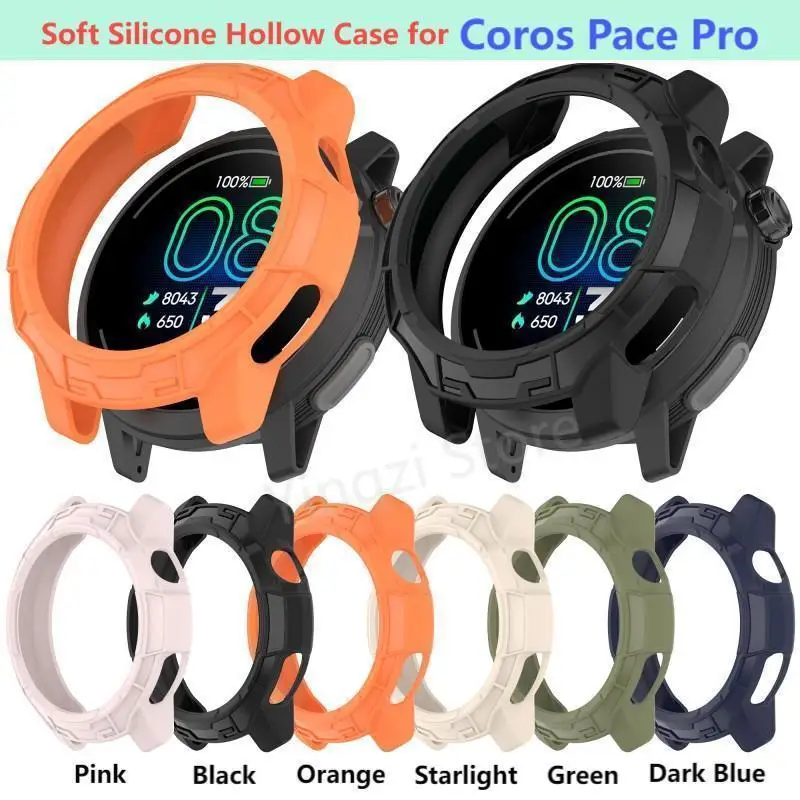 Kryt mäkkého silikónového puzdra pre Coros Pace Pro Smart Watch Slap Soft Officult Bumper Protector chránič Shell Coros Pace Pro príslušenstvo