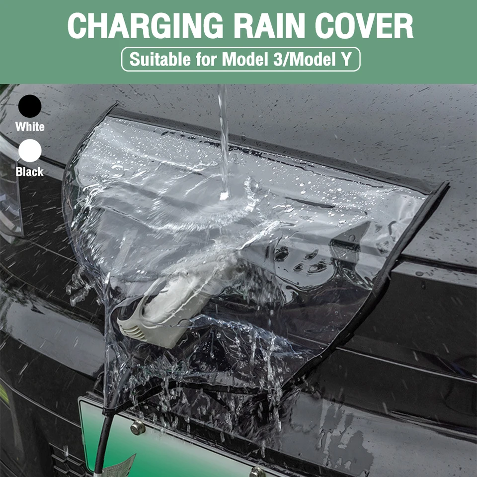 Kryt na nabíjačku s elektrickým vozidlom Outdoor Rainproof Protection Dustodpuste Covers pre Tesla Model 3 Y SUV Auto príslušenstva