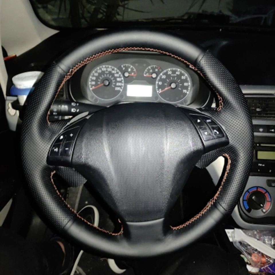 Kryt na volant na volant obal proti šikanovaniu kožený originálny volant vrkoč pre fiat bravo doblo opel combo