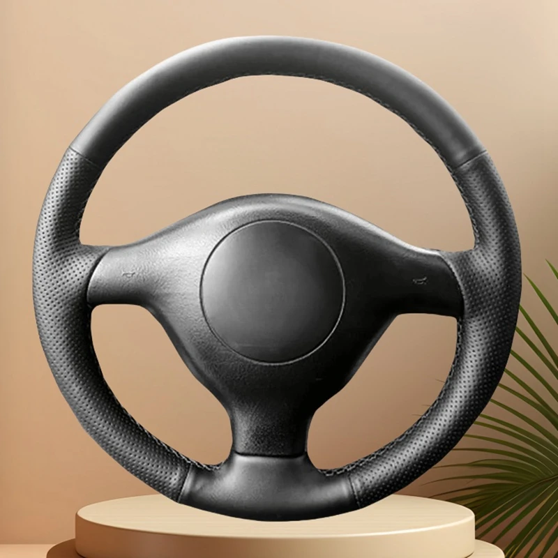 Kryt na volant na volante Perforované mikrovlákna pre Volkswagen VW Golf 4 Passat B5 sedadlo Leon Polo Originálny volant
