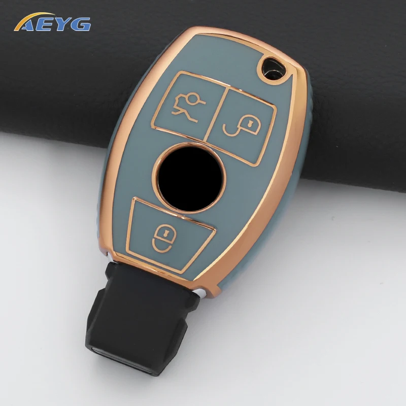 Kryt obalu pre kľúče od auta pre Mercedes Benz Benz Abcesg Class W204 W205 W212 W213 W176 W177 GLC CLA AMG AMG KEY DODATOK