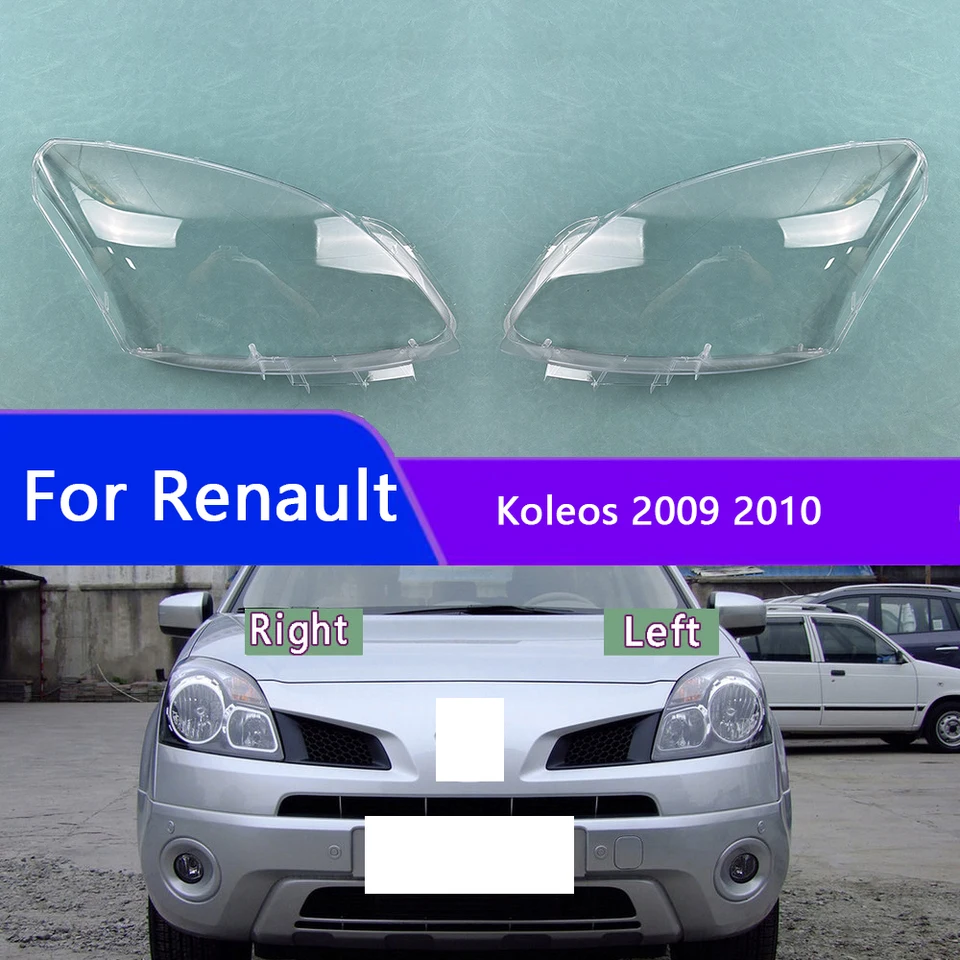 Kryt objektívu pre autá Svietidlo pre Renault Koleos 2009 2010 svetlomet Shell Lampshade Priehľadná tieňová maska ​​Plexiskla
