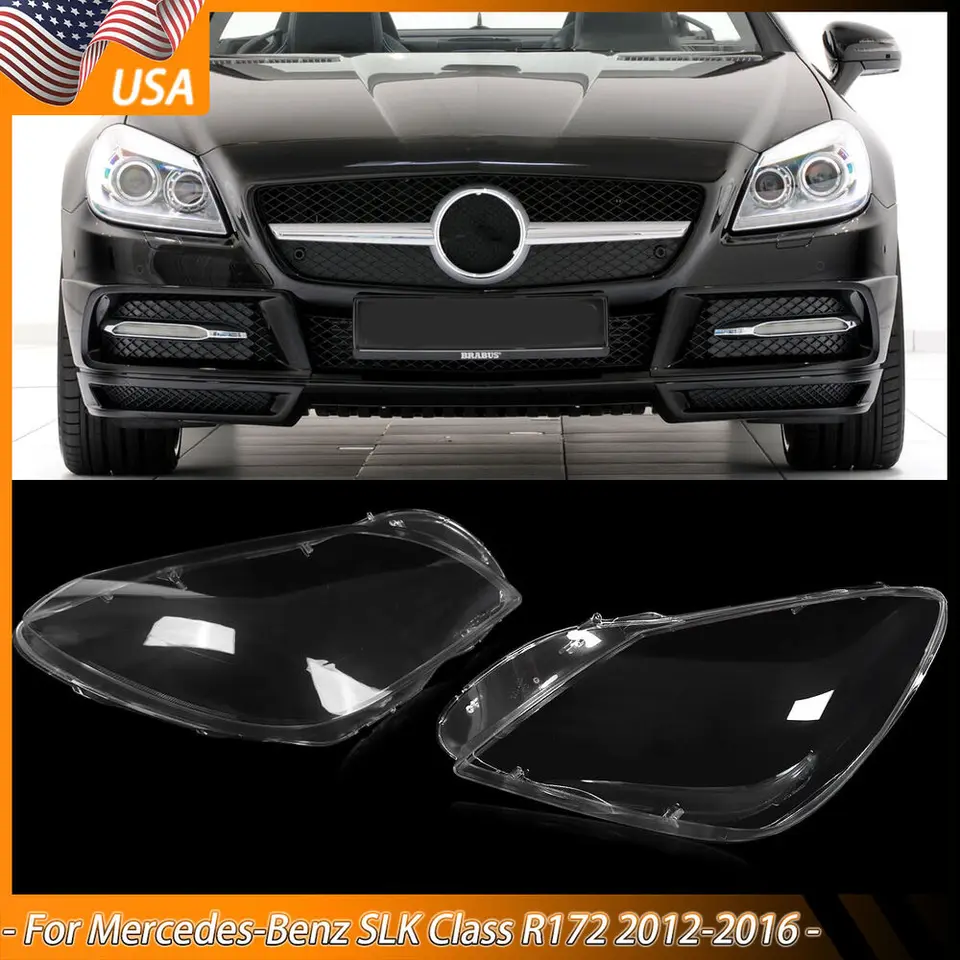 Kryt objektívu pre pravú stranu pravej strany pre Mercedes 2012-2016 R172 SLK 200 250 350