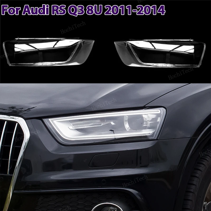 Kryt objektívu pre svetlomet s priemernou hlavou Light Light Light Light Light Ochrana pre Audi Q3 8U RS Q3 Pre-facelift 2011-2014