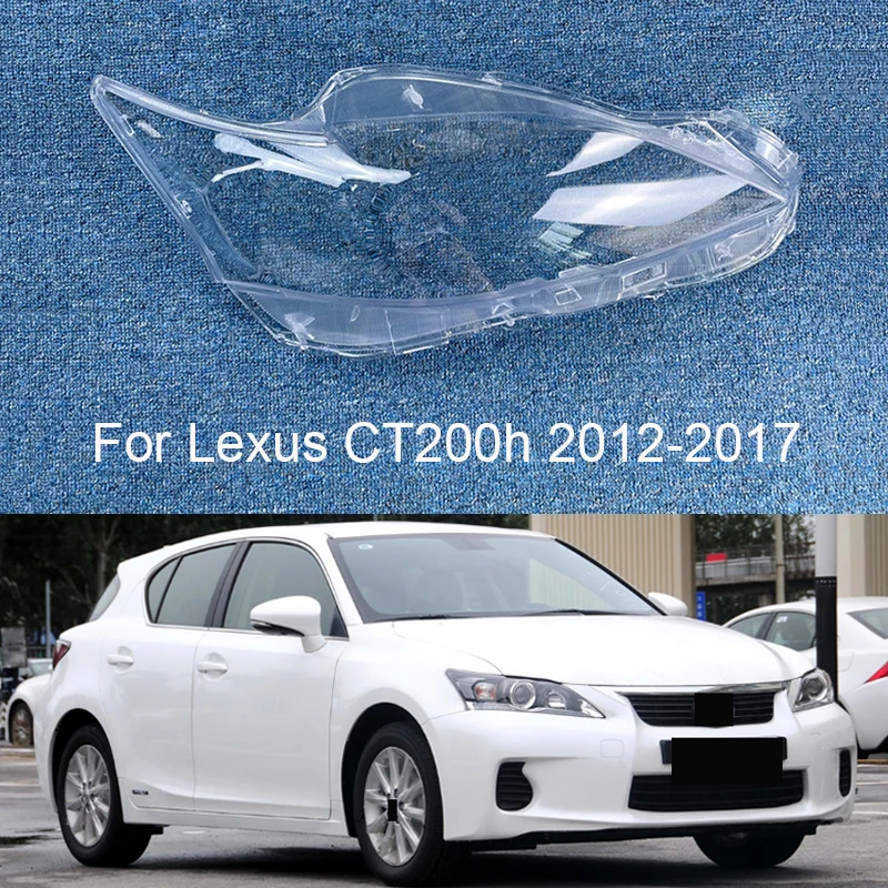 Kryt objektívu predného svetlometového objektívu pre Lexus CT200 CT200H 2012-2017 priehľadná lampa s obalom svetlomet