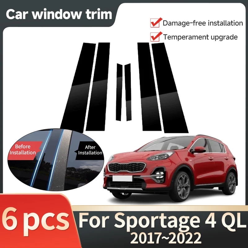 Kryt obkladu okna pre Kia Sportage 4 QL KX5 2017 2018 2019 2020 2021 2022 Stĺp