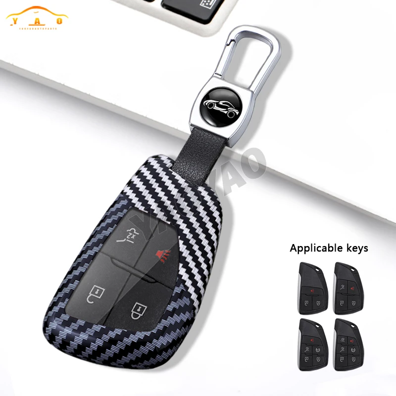 Kryt pre kľúče z uhlíkových vlákien pre Buick Envision Chevrolet Silverado 2023 Cadillac GMC