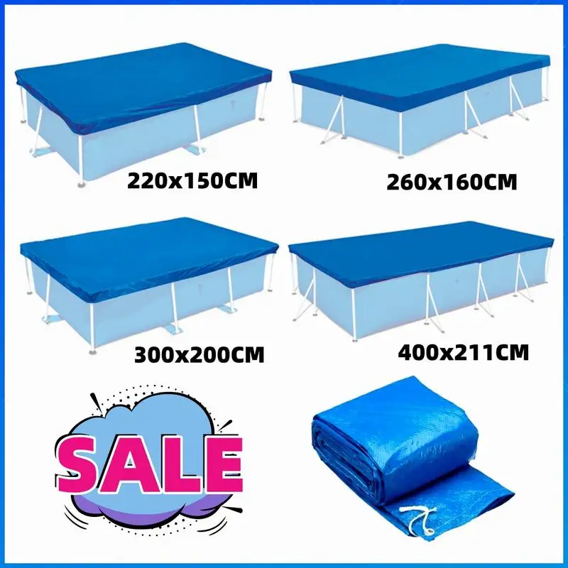 Kryt pri bazéne ROMOVÝ ROME BAME pre záhradné bazény poťahy vane na dažďový odolný prachový kryt 400x211 cm/300x200cm/260x160cm/220x150 cm