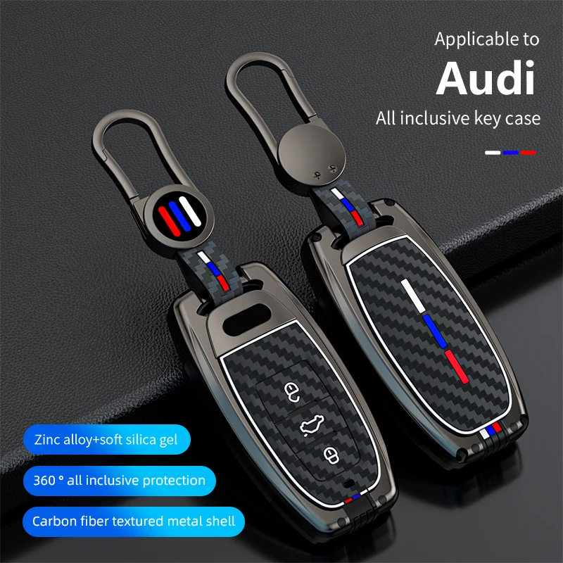 Kryt puzdra pre kľúče od auta pre Audi A1 A3 8V A4 B8 B9 A5 A6 C7 A7 A8 Q3 Q5 Q7 S4 S6 S7 S8 R8 TT Kľúčové príslušenstvo LLAVERO