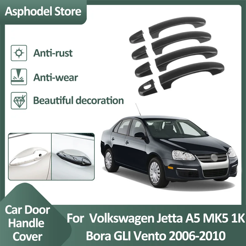 Kryt rukoväte dverí pre Volkswagen VW Jetta Bora Gli Vento A5 MK5 1K 2006 2007 2008 2009 2010