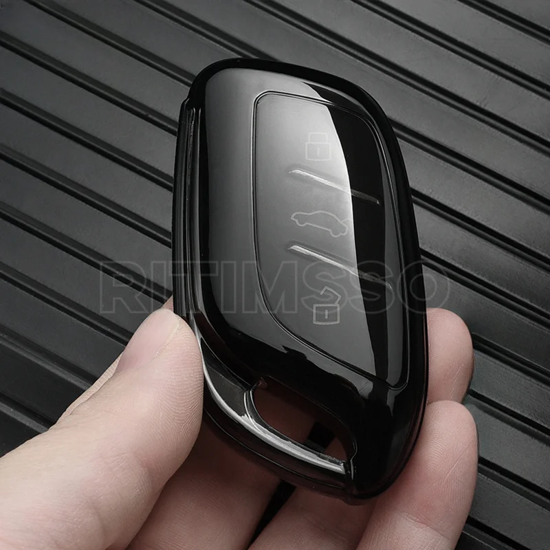 Kryt shellu s obalom na diaľkové kľúče pre MG ZS HS 5 6 EZS Soft Transparent TPU CAR KEY PAN