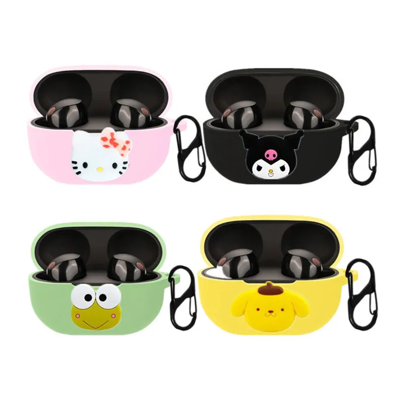 Kryt slúchadla pre slúchadlá miniso sanrio pre Sony WF-1000XM5 / WF-1000XM4 Soft Silikone Wireless Chráni