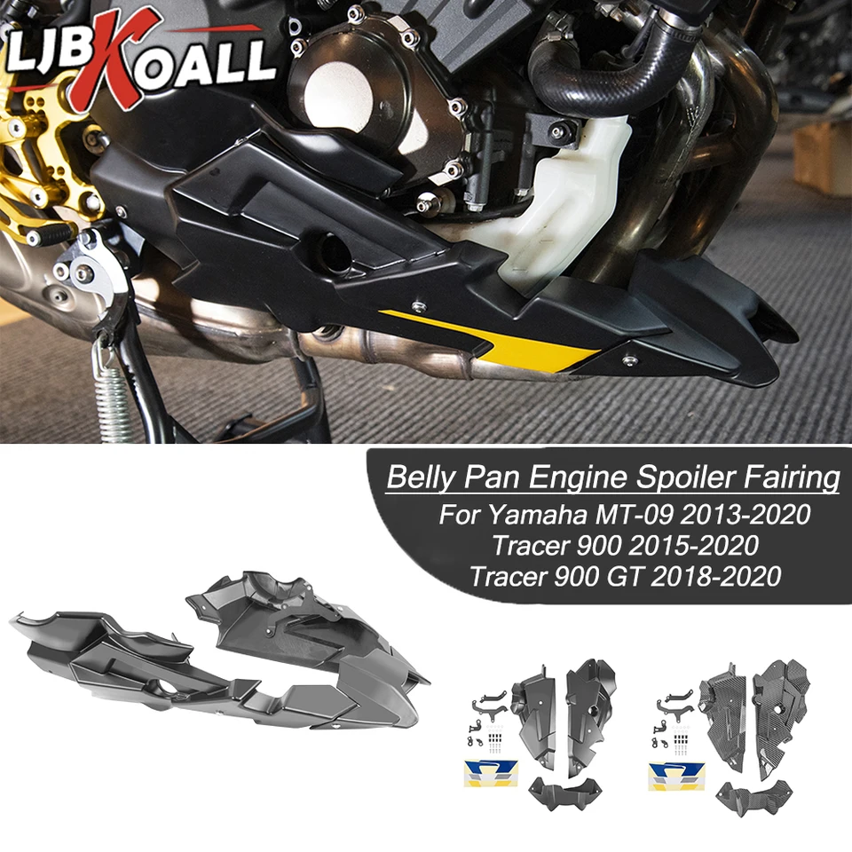 Kryt spojlera motorov z uhlíkových vlákien Cover dolného brucha pre Yamaha pre FZ-09 FZ09 MT09 Tracer 900 GT 2013-2020 FZ MT 09 diely