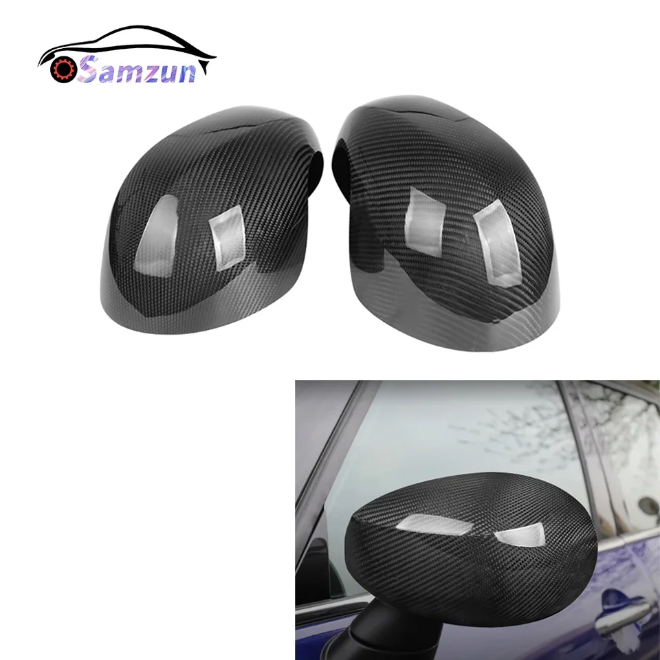 Kryt spätného zrkadla automobilu pre Mini Cooper F56 Príslušenstvo Clubman F54 F55 F57 F60 2020 - 2023 Skutočné zrkadlo Zadné uhlíkové vlákna