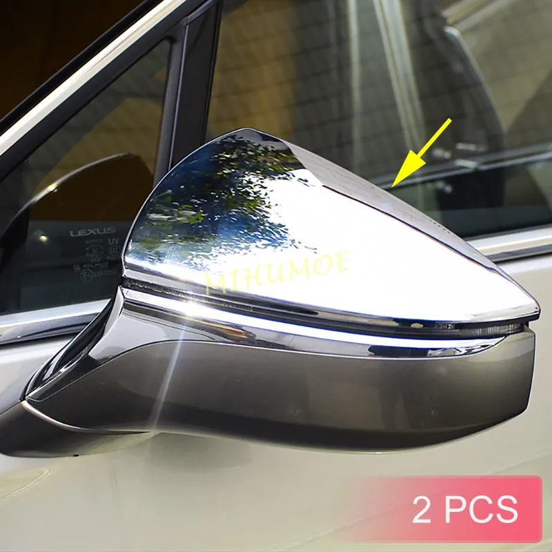 Kryt spätného zrkadla na bočné chrómovanie pre prekrytie pre 2019-2022 Lexus ux ES LC LS 200 250H 250 350 300H 500 500H Príslušenstvo