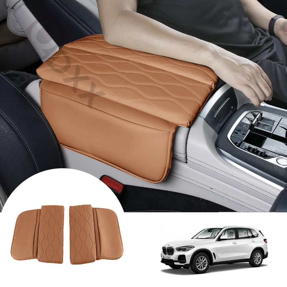 Kryt stredovej konzoly pre BMW X5 G05 X7 G07 2019-2022 X6 G06 2020-2022 Kožená lakťová lakťová skrinka PASION PAD CUSHION CAR