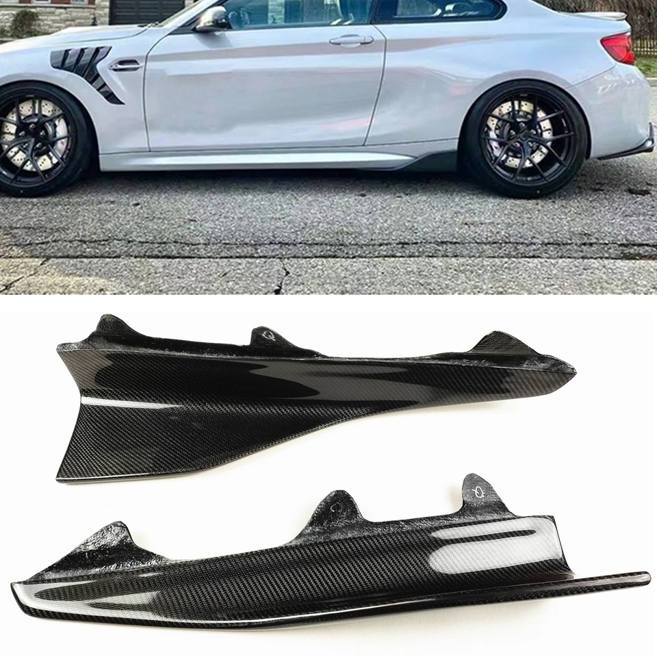 Kryt sukne na bočné nárazníky z uhlíkových vlákien SKURNÁ SPLITOVATEĽNÁ KITA SPOILER SPOILER AUTO PRE BMW F87 M2 F32 F36 M5 F10 2016-2021