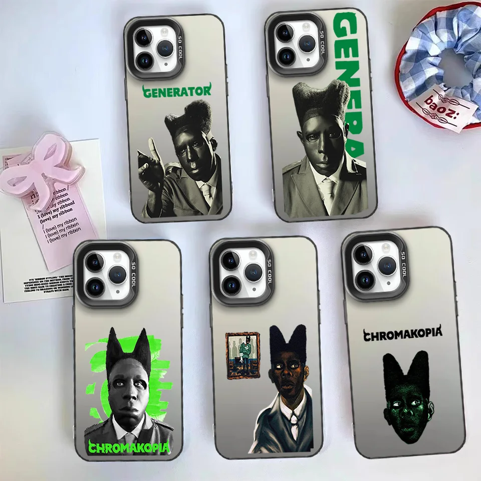 Kryt telefónu vhodný iPhone 12 11 13 14 15 16 max pro plus pavučina Gwen IMD T-Tylers American C-Creators Rapper Chromakopia