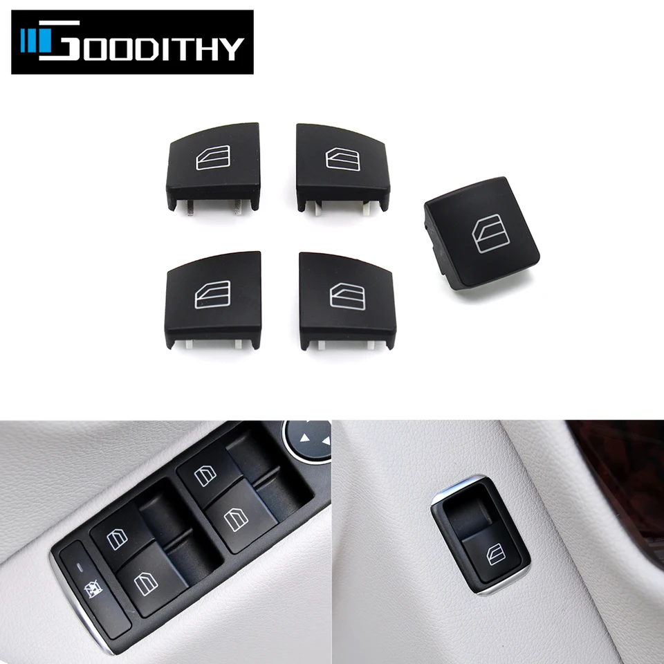 Kryt tlačidla regulátora prepínača elektrického okna pre Mercedes Benz Abce X156 X204 W204 W212 W207 2049055302