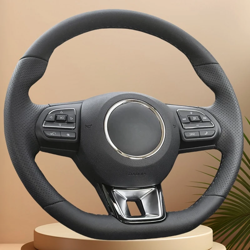 Kryt volantu na volante na mieru Perforovaná koža mikrovlákna pre Mg ZS HS GS 5 6 RX5 RX8 ZST ZS EV Originálny volant