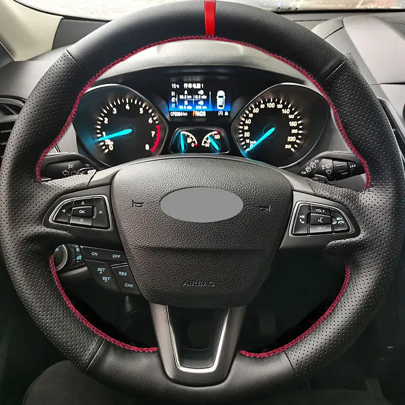 Kryt volantu Ručné auto pre Ford Focus 3 2015 2016 2017 2018