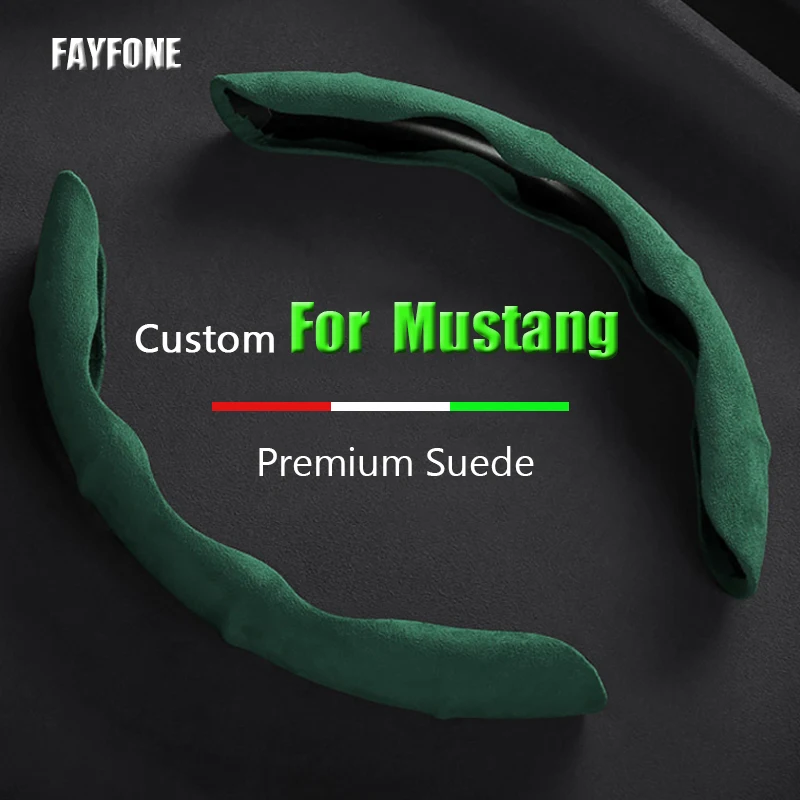 Kryt volantu s semišovým koženým volantom pre Ford Mustang Vysoký obsah
