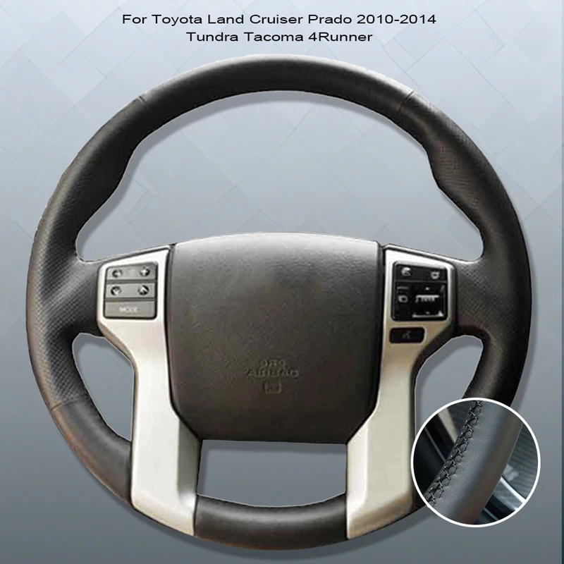 Kryt volantu z mikrovláknových automobilov pre toyota Land Cruiser Prado 2010-2014 Tundra Tacoma 4Runner volant