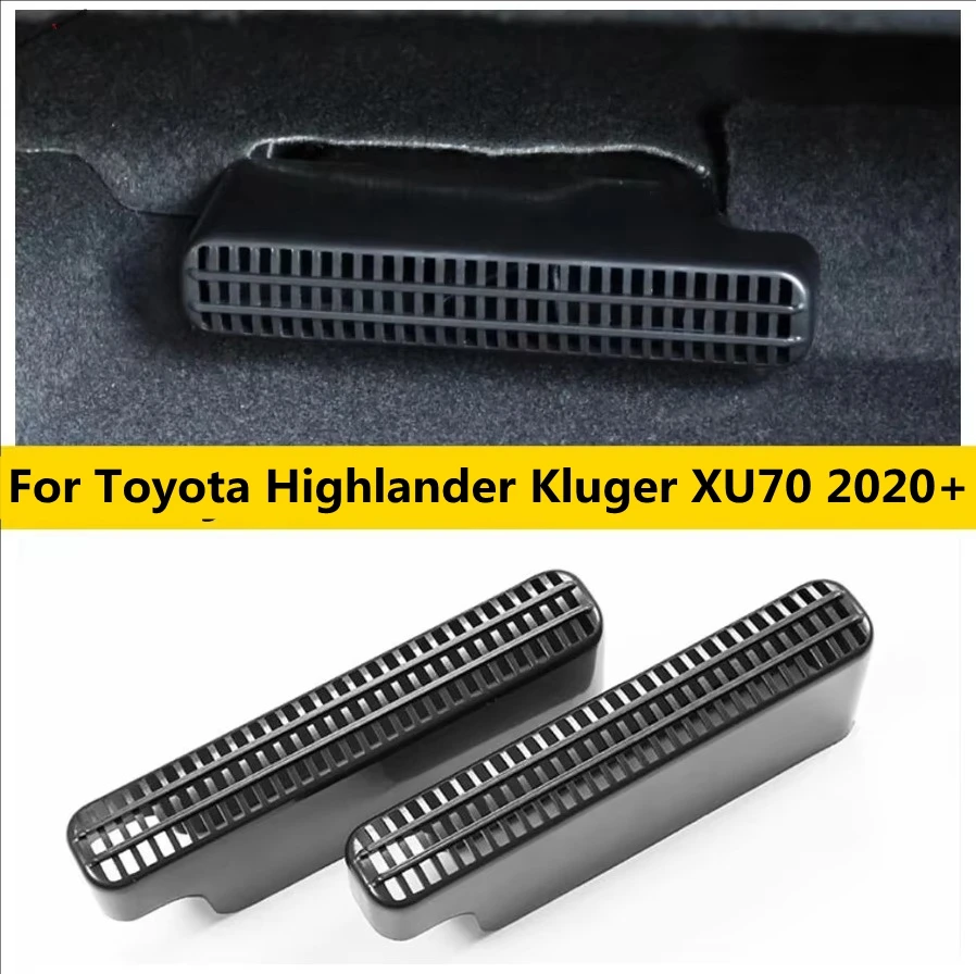 Kryt vzduchovej výstupu pre Toyota Highlander Kluger XU70 2020 - 2024 pod zadným sedadlom kondicionér Ventilácia výfukových prostriedkov