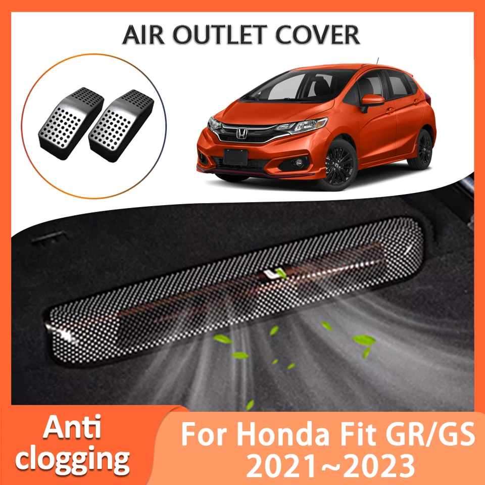 Kryt vzduchového výstupu 2ks pre Honda Fit Jazz GS 2021 2022 2023 Automobil pod kondicionérom sedadla Ochrana vetracie auto Automatické príslušenstvo
