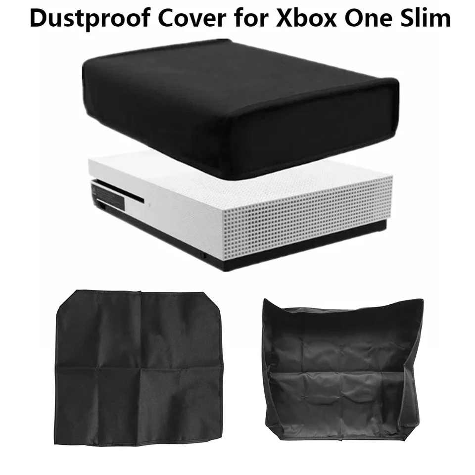 Kryt z mäkkého prachu pre puzdro pre Xbox One Slim Game Console Dust Proof Cover Cover Ruckve pre vodorovné miesto pre Xbox One Slim