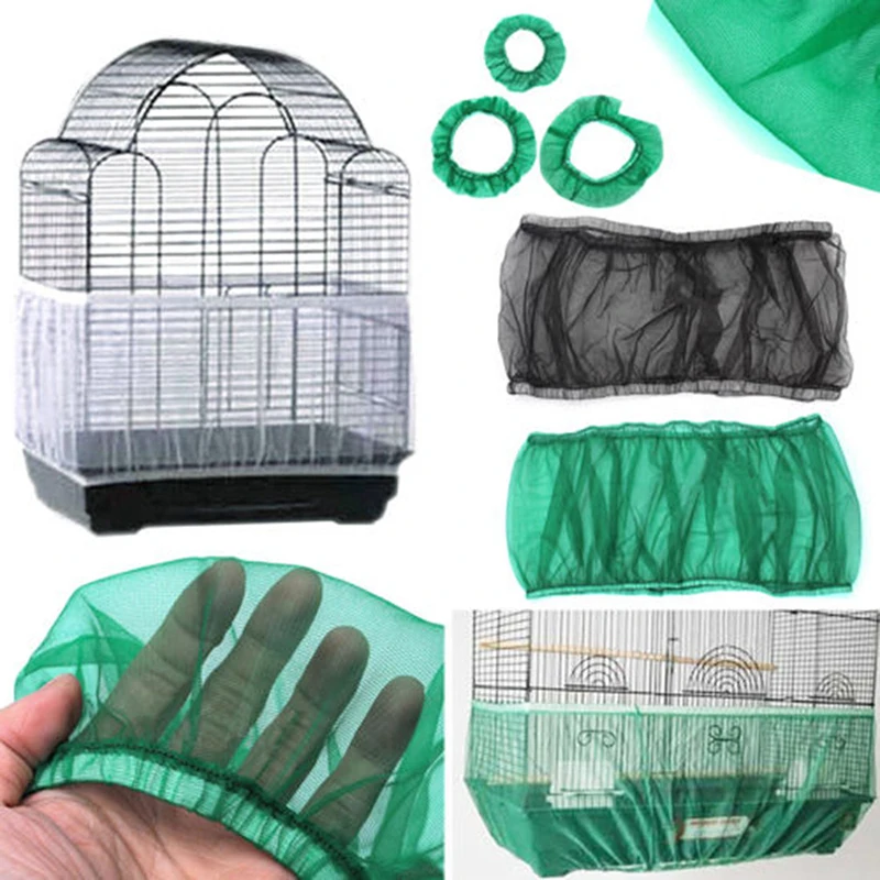Kryt z vtáčieho krytu Parrot Parrot Parrot Blokovanie prachu Blokovanie priedušnej tkaniny Ochranná kapucňa Easy Cleaning Cage príslušenstvo