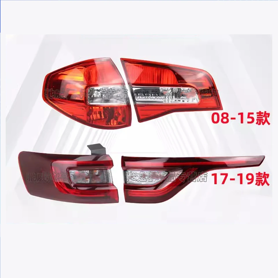 Kryt zadnej žiarovky Tail Lamp Polovica Zostava pre Renault Koleos Taillight Brake Redser Light Výstražná lampa Turn Signál