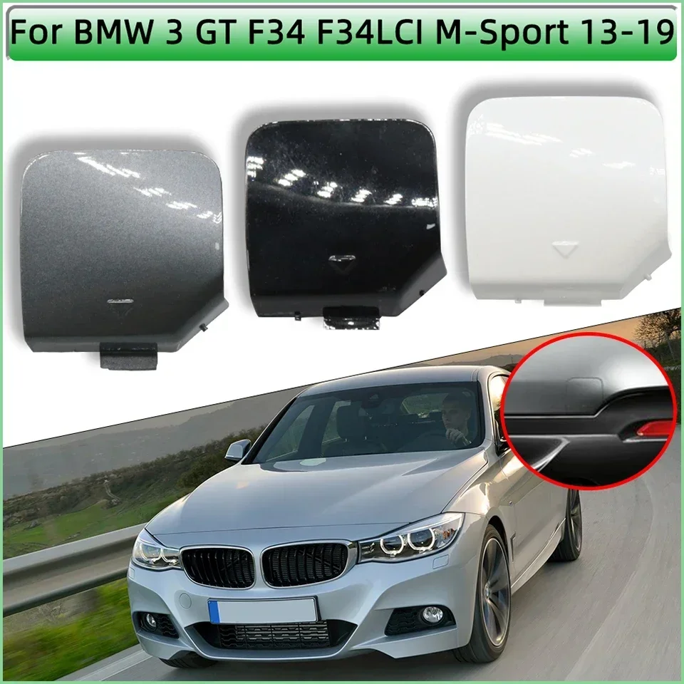Kryt zadného nárazníka vlečného háčika pre BMW 3 F34 GRAN TURISMO 2013 2014 2015 2016 2017 2018 2019 s farbou 51128061551
