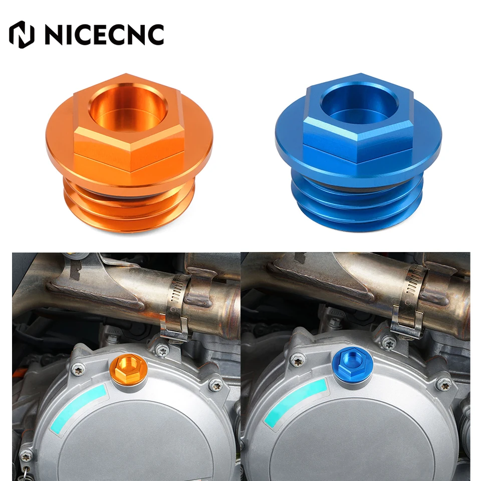 Kryt zástrčky oleja NECECNC pre KTM 125 150 250 300 350 400 450 500 525 530 SX SX-F EXP-F XC XC-W XC-F XCF-W 03-2017