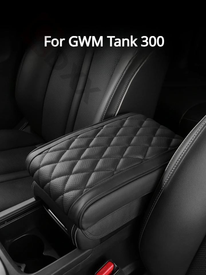 Kryta lakťovej lakťa pre gwm pre GWM Great Wall Tank 300 2023 Kožené rameno odpočinku vankúšiky Pamäť bavlnená centrum Cover Cover Cover Mats