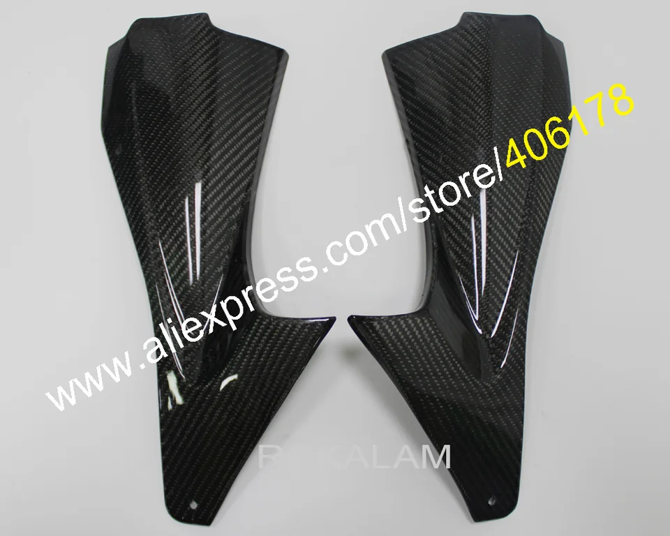 Krytie chladiča na prívod z uhlíkových vlákien pre predné vzduchové chladič pre Yamaha YZF600 R6 2006 2007 YZF-R6 06 07